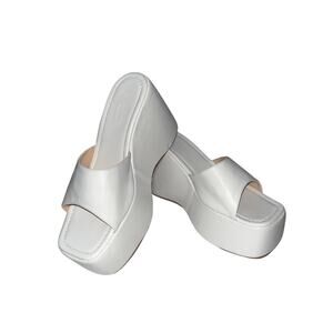 y2k Chunky White Wedges